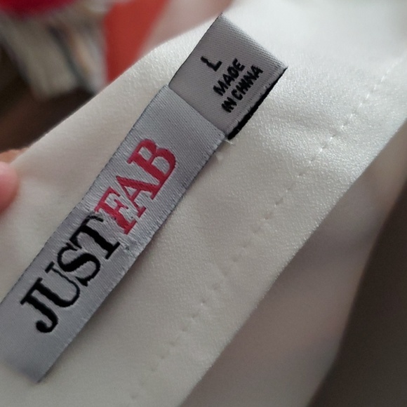 NWT JustFab Colorblock Women Large - Picture 6 of 6